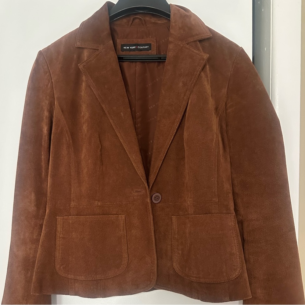 New York & Company Tan Women's Blazer